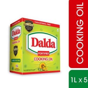 Dalda Cooking Oil 1ltr x 5 (Cotton)